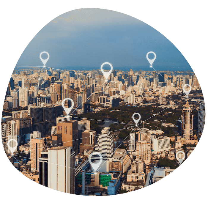 Location Blob Background